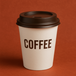 Image of coffee in a togo cup.