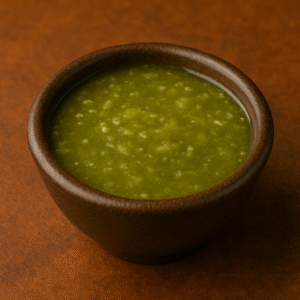 Image of Mexican green sauce.
