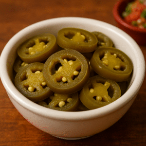 Image of pickled jalapeños.