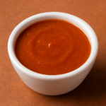 Bowl of mild sauce.