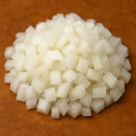 Image of chopped onions.