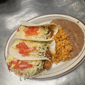 Image of a taco dinner.