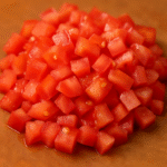 Image of chopped tomatoes.
