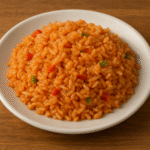 Image of Mexican style rice.