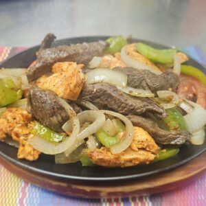 Mixed Fajita Dinner Steak and Chicken