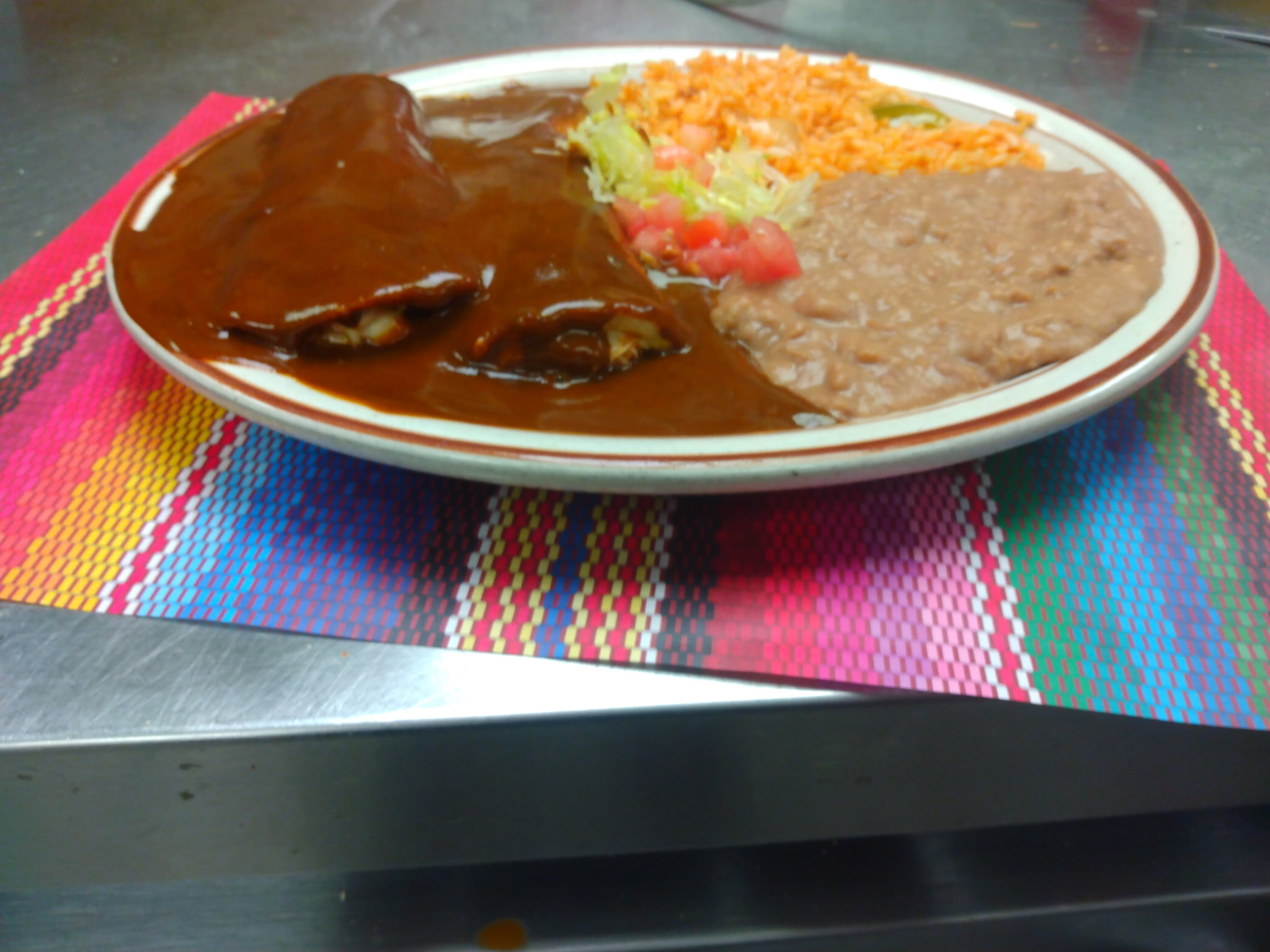 Chicken Enchiladas con Mole Dinner - Image 2