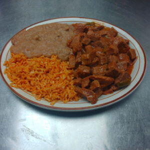 Guisado de Res Dinner