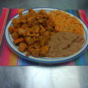 Guisado de Puerco Dinner