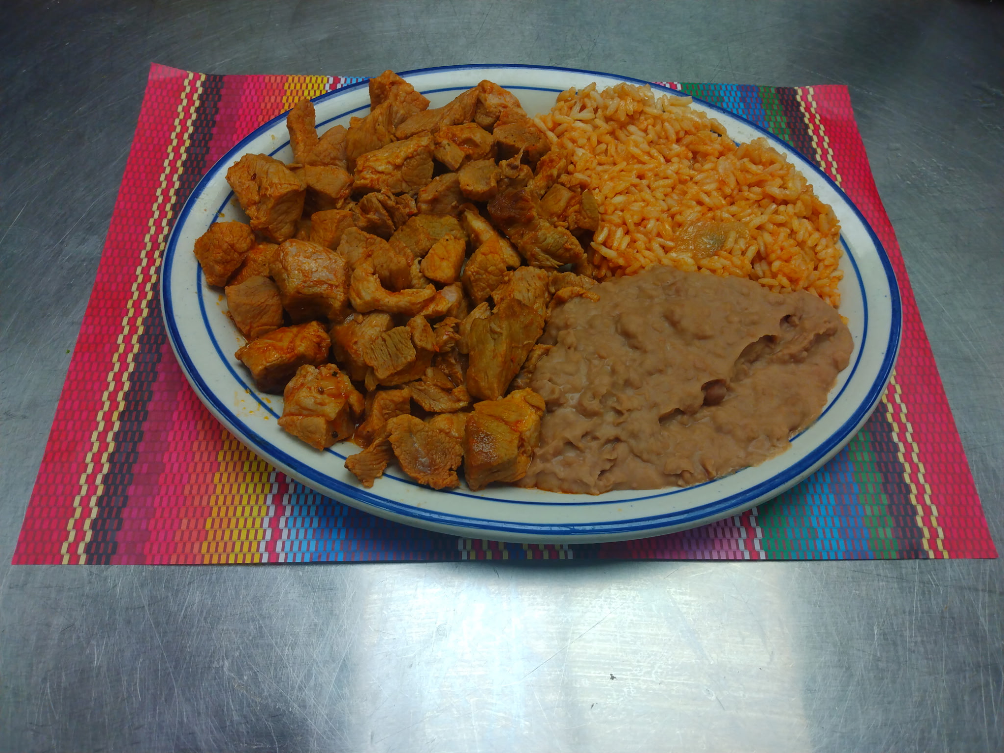 Guisado de Puerco Dinner