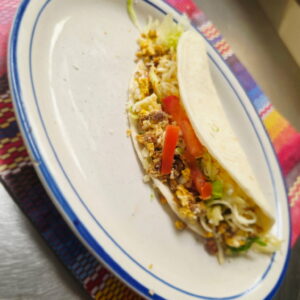 Mexican Sausage & Egg Taco